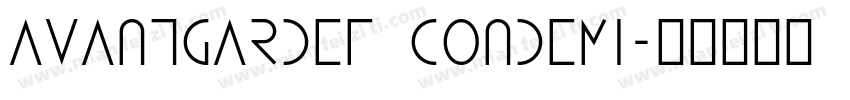 avantgardef condemi字体转换
